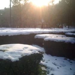 Snow and sunshine. http://flic.kr/p/7fgNeH
