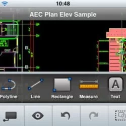 AutoCAD WS on the iPhone. http://step.ly/p/cy4jpy?t