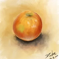 An apple is what I just painted. http://step.ly/p/2ojilk?t