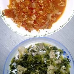 藠头辣子炒肉,苤菜韭菜炒肉。 caption id= attachment 14995 align= alignnone width=…