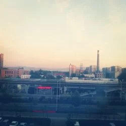 Morning, city.: http://instagr.am/p/MjXWRwFpRL/