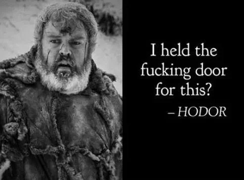 Game of throne hodor