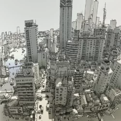 A city Drawing